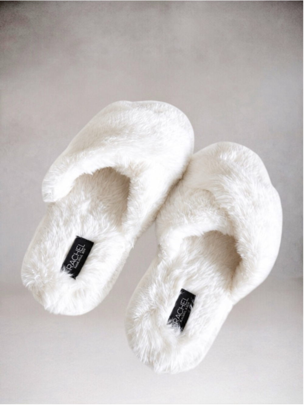 Rachel Rachel Roy Faux-Fur Crossband Slippers – Women’s Size M (7–8) - Picture 4 of 7